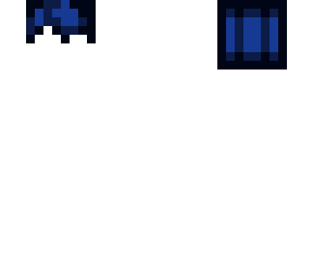 Dark blue hair base | Minecraft Skin