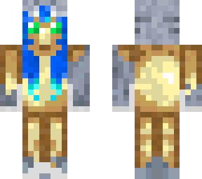 foolish with blue hair