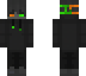 green and orange fade guy