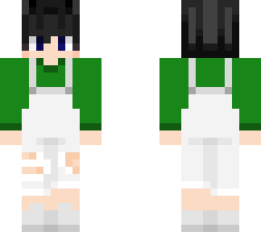person in overalls