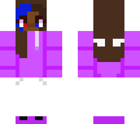 purple angel girl