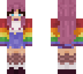 rainbow sweater girl :d