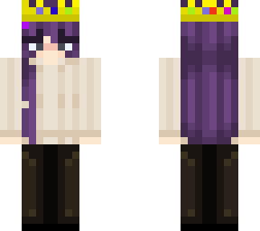 anime school girl with crown