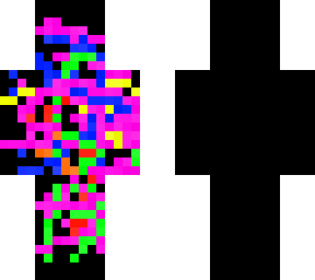 black person but glitch