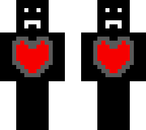 blackwhite heart