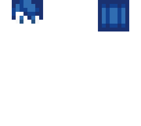 blue hair base with eyes