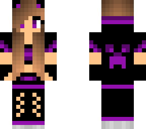 creeper gamer girl (purple)