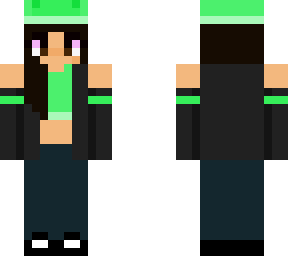 green hat girl