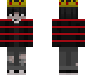 red and black