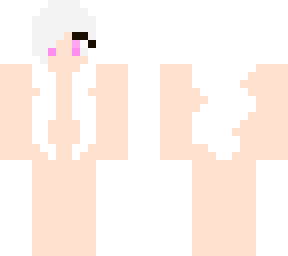 white haired girl base