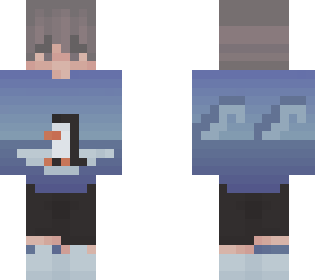 boy with penguin sweater