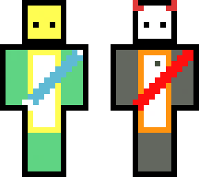 demonio y angel