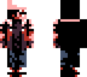 glitchy red