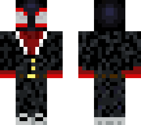 miles dark red suit
