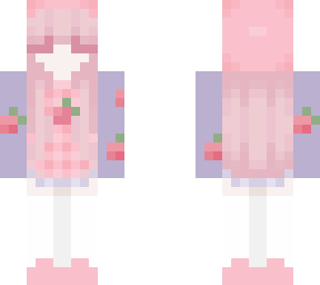 my melody/kuromi strawberry sweater (socks and shoes)