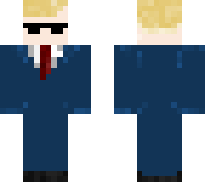 suit bob blue