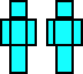 cyan blocky