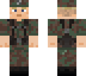 middle africa group soldier (field cap, sleeves rolled)
