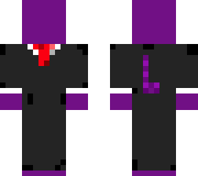purple block man
