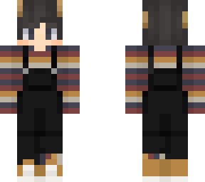 black overalls