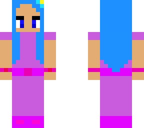blue hair girl