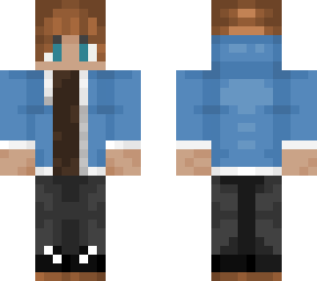 blue jacket boy