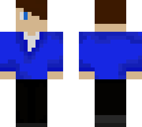 blue skin.