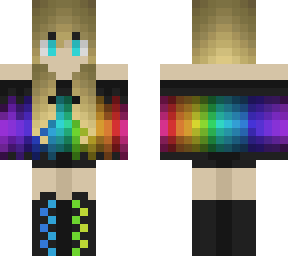 girl with glow effects