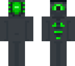 servo head blank - green