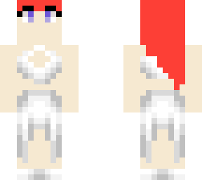 white gown