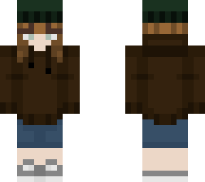 with beanie