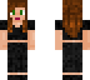 black v-neck