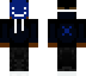 blue mask