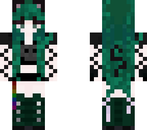 green kitty pride girl (w bows)