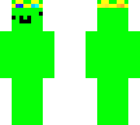 lime blob with crown