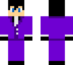 literally a purple suit