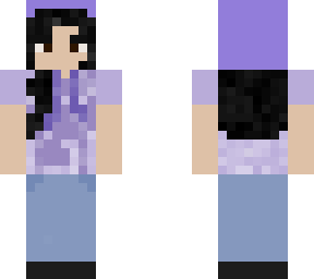 purple hoodie girl