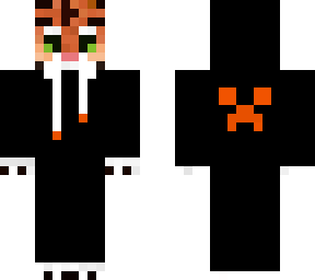 tigger with black hoodie