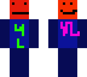 classic red face man