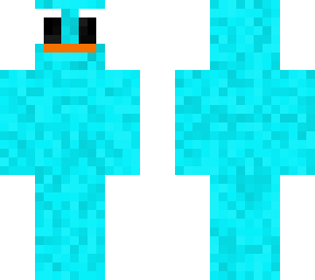 cyan fluffy bird
