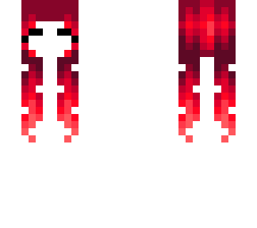 female hb - burning red fade pigtails