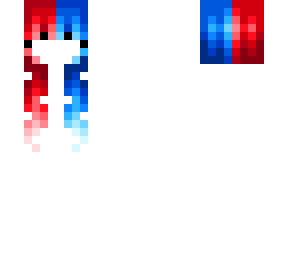 female hb - red & blue w/ light tips