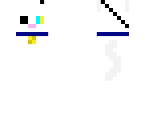 white cat with eye patch