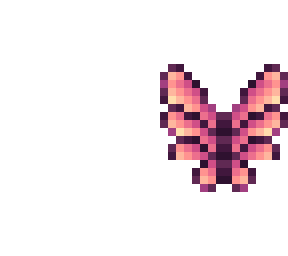 wings - dark fade pastel pink & yellow v2