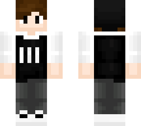 black & white shirt