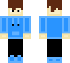 blue e-boy cute classic highlight pastel
