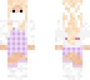 cute purple blonde girl