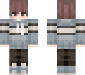 jasper in black & white // hoodie // my skin