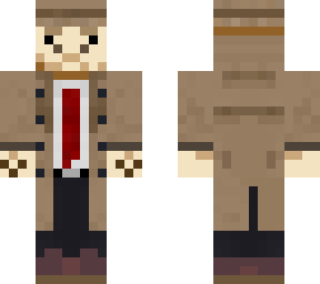 llama in a trench coat