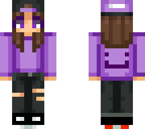 purple girl | Minecraft Skin